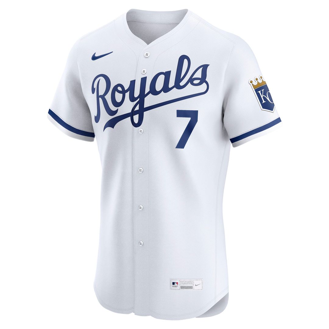 Kansas City Royals Bobby Witt Jr. Nike Alternate 2 Elite Jersey - Royal