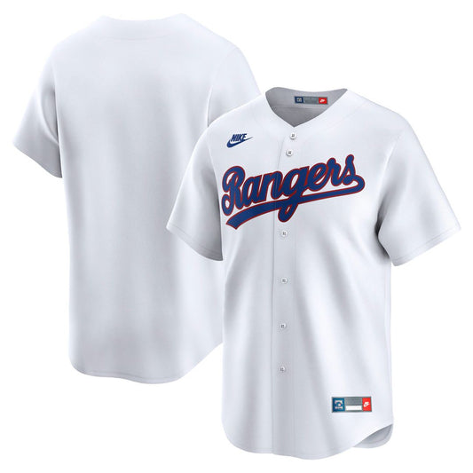 Texas Rangers Nike Cooperstown Limited Jersey - White