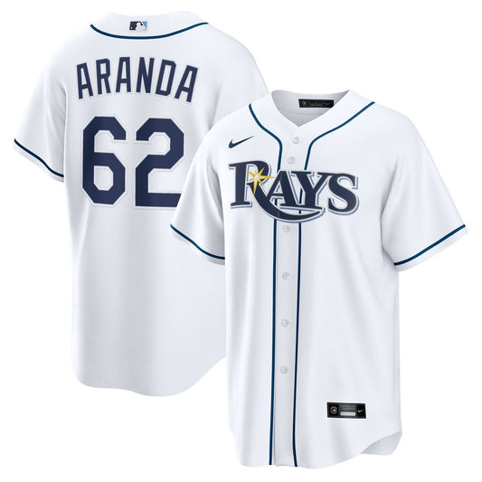 Tampa Bay Rays Jonathan Aranda Nike Home Replica Jersey - White