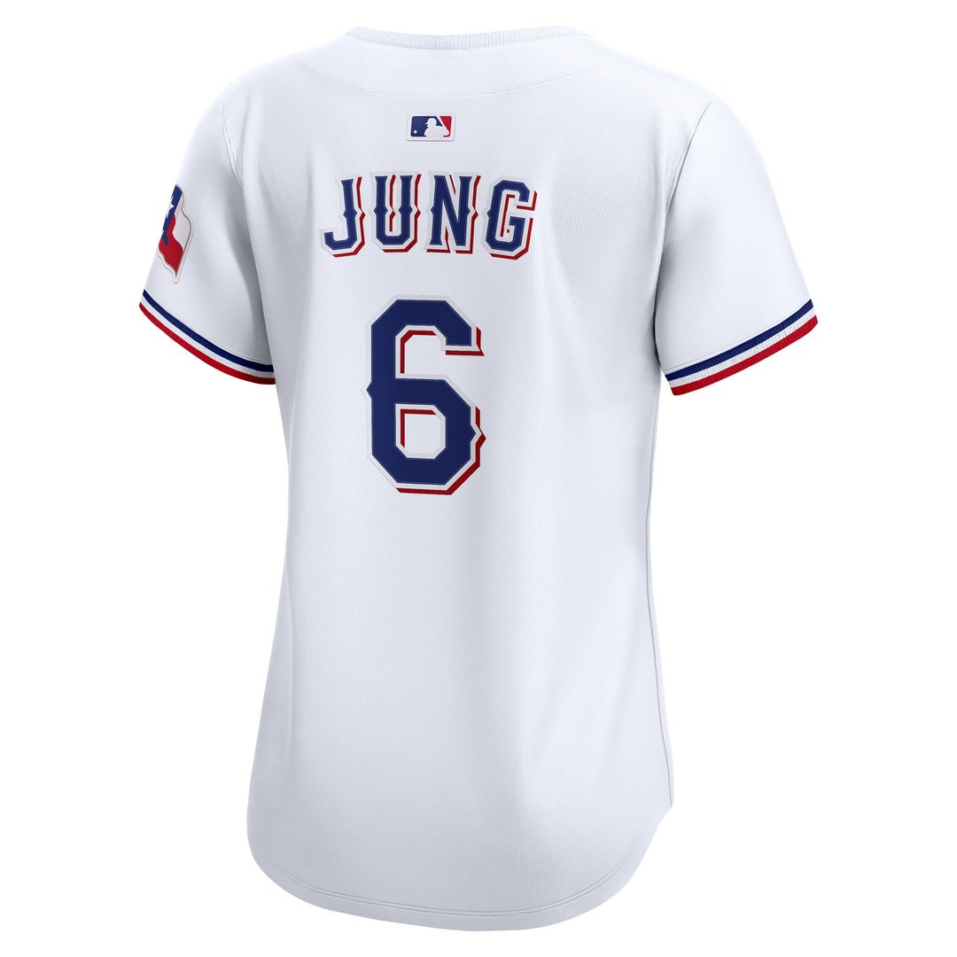 Texas Rangers Josh Jung Nike Women's Home Limited Jersey - White