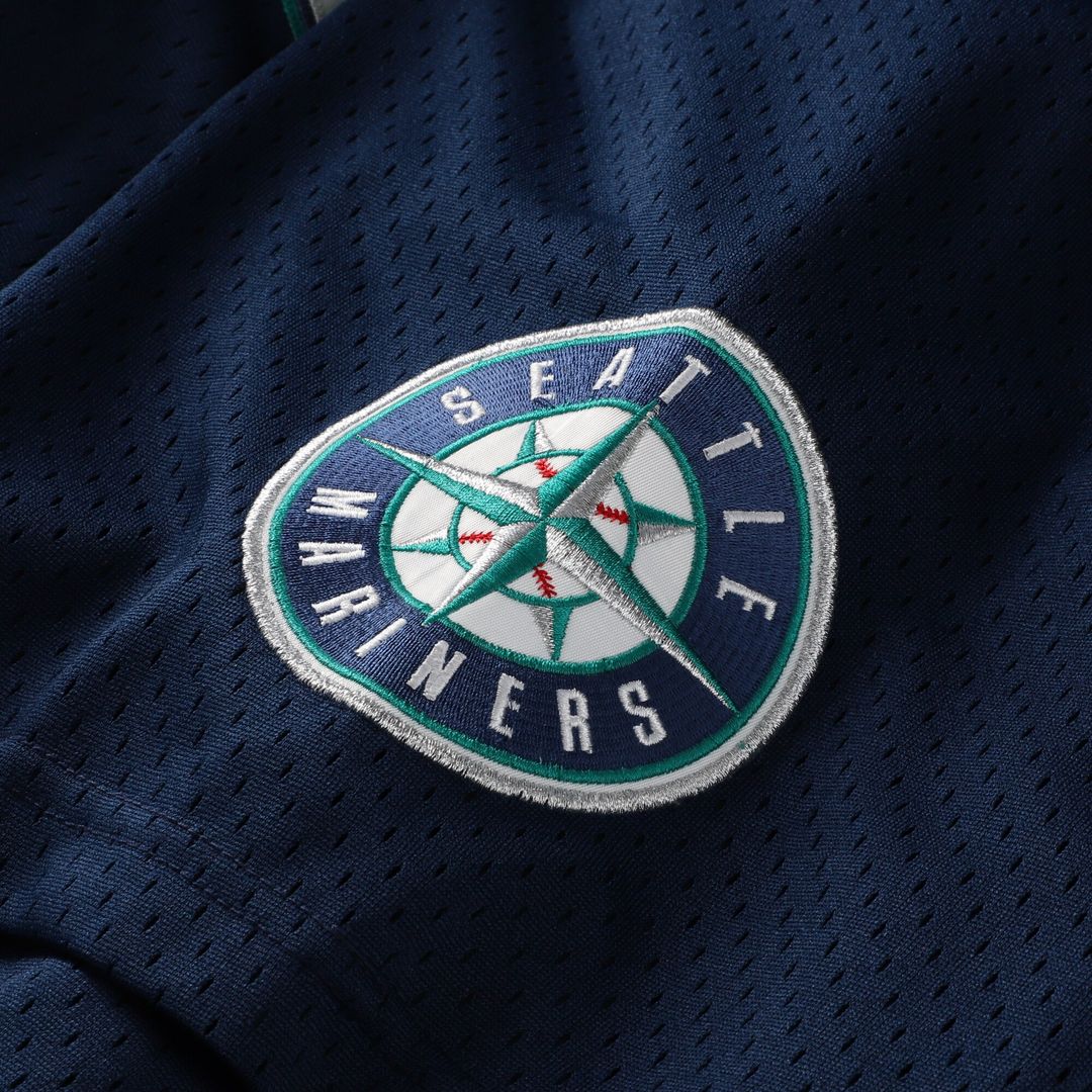 Seattle Mariners Ken Griffey Jr. Mitchell & Ness Toddler Cooperstown Mesh Batting Practice Jersey - Navy