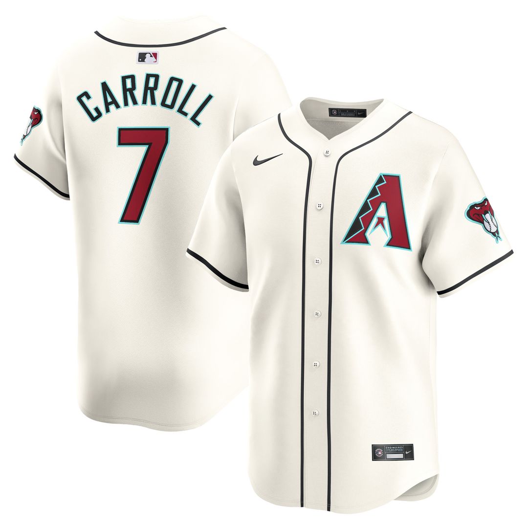 Arizona Diamondbacks Corbin Carroll Nike Home Limited Jersey - White