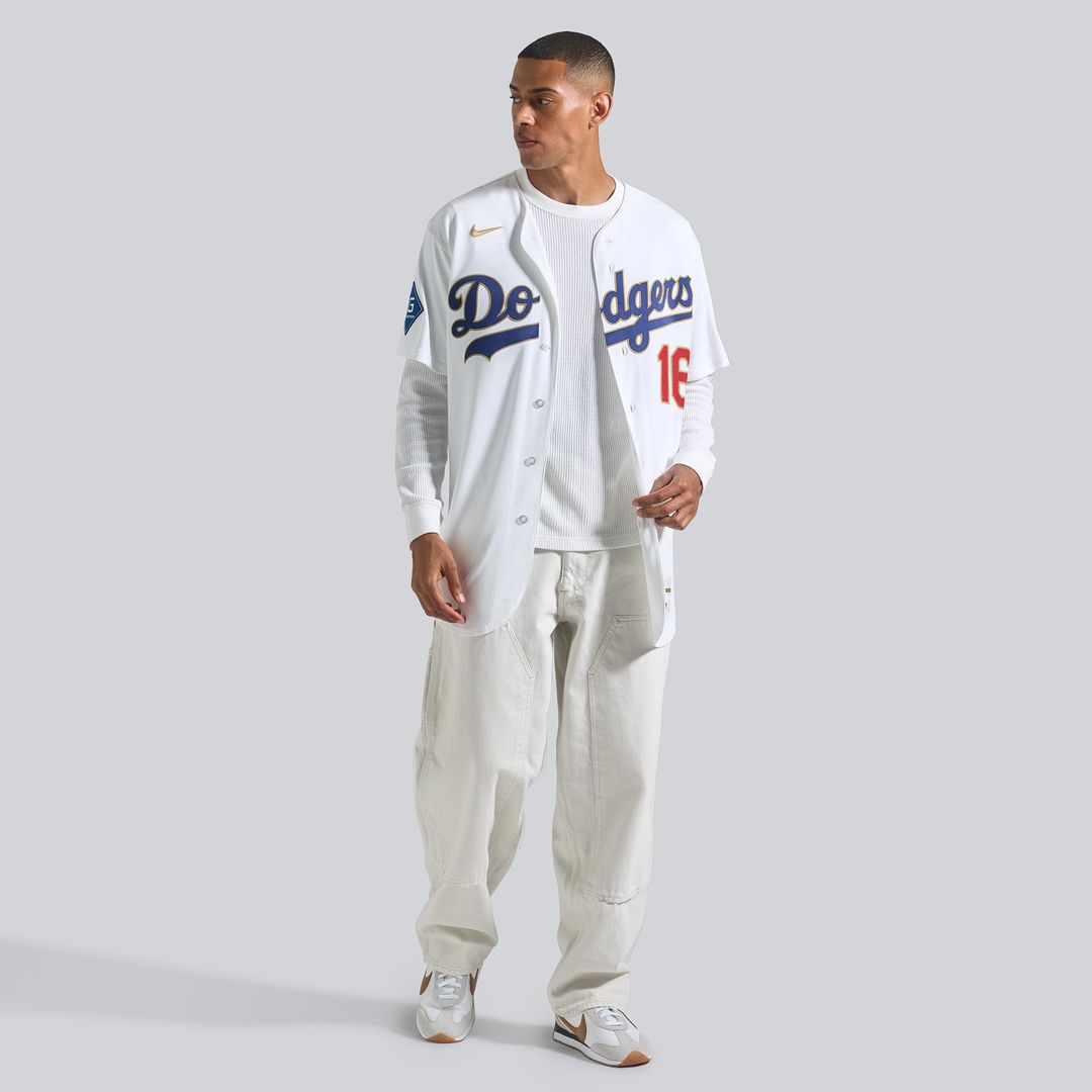 Los Angeles Dodgers Will Smith Nike 2026 Gold Collection Authentic Jersey - White