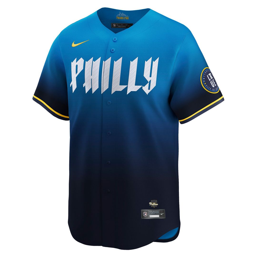 Philadelphia Phillies Trea Turner Nike 2024 City Connect Limited Jersey - Blue