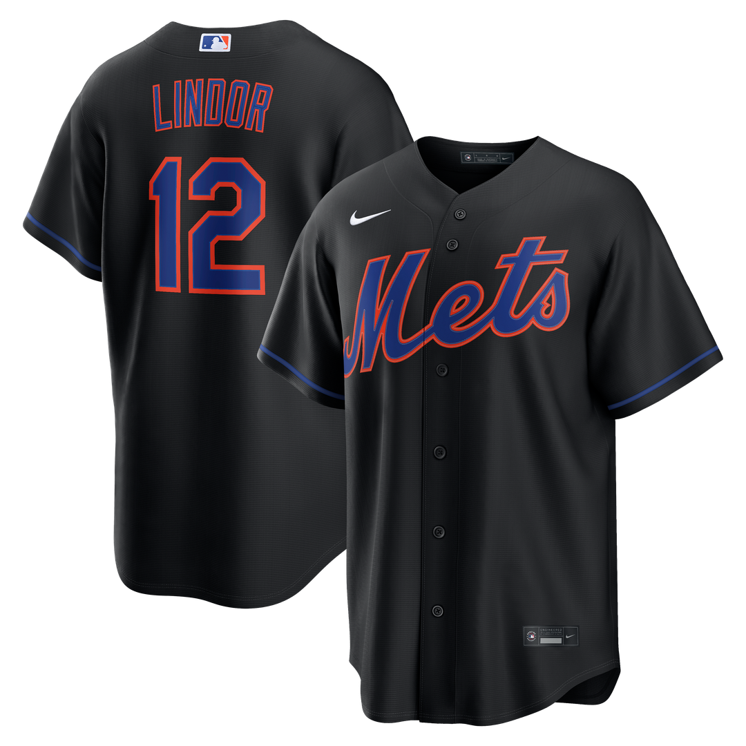 New York Mets Francisco Lindor Nike Home Replica Jersey - White