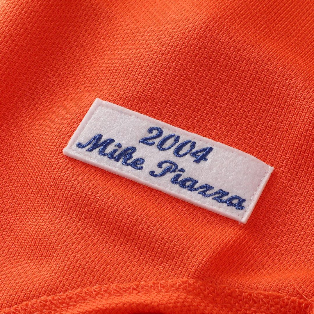 New York Mets Mike Piazza Mitchell & Ness Cooperstown Mesh Batting Practice Button-Up Jersey - Royal