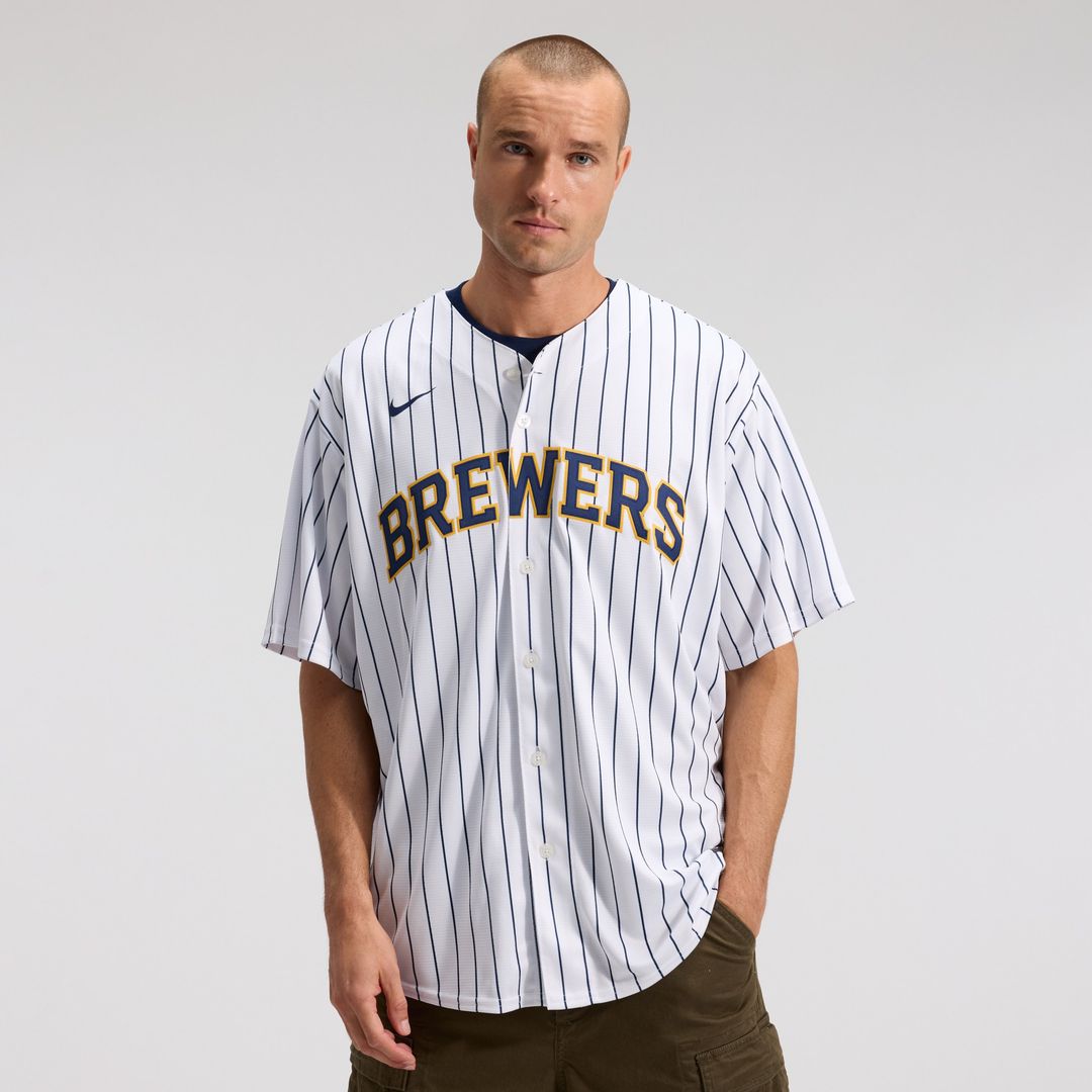 Milwaukee Brewers Christian Yelich Nike Alternate Replica Jersey - White