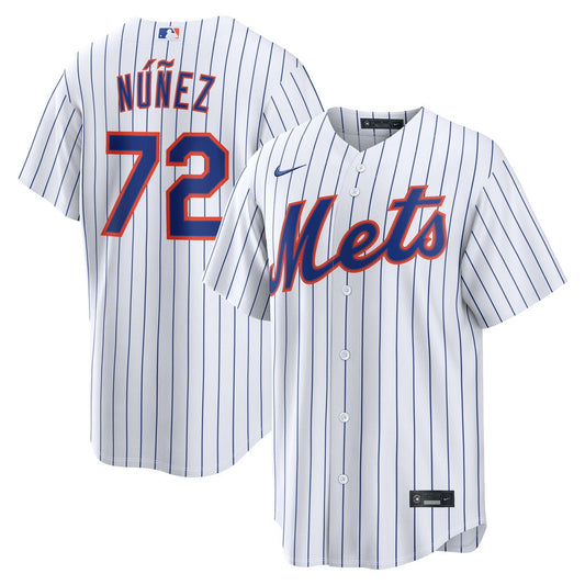 New York Mets Dedniel Núñez Nike Home Replica Jersey - White