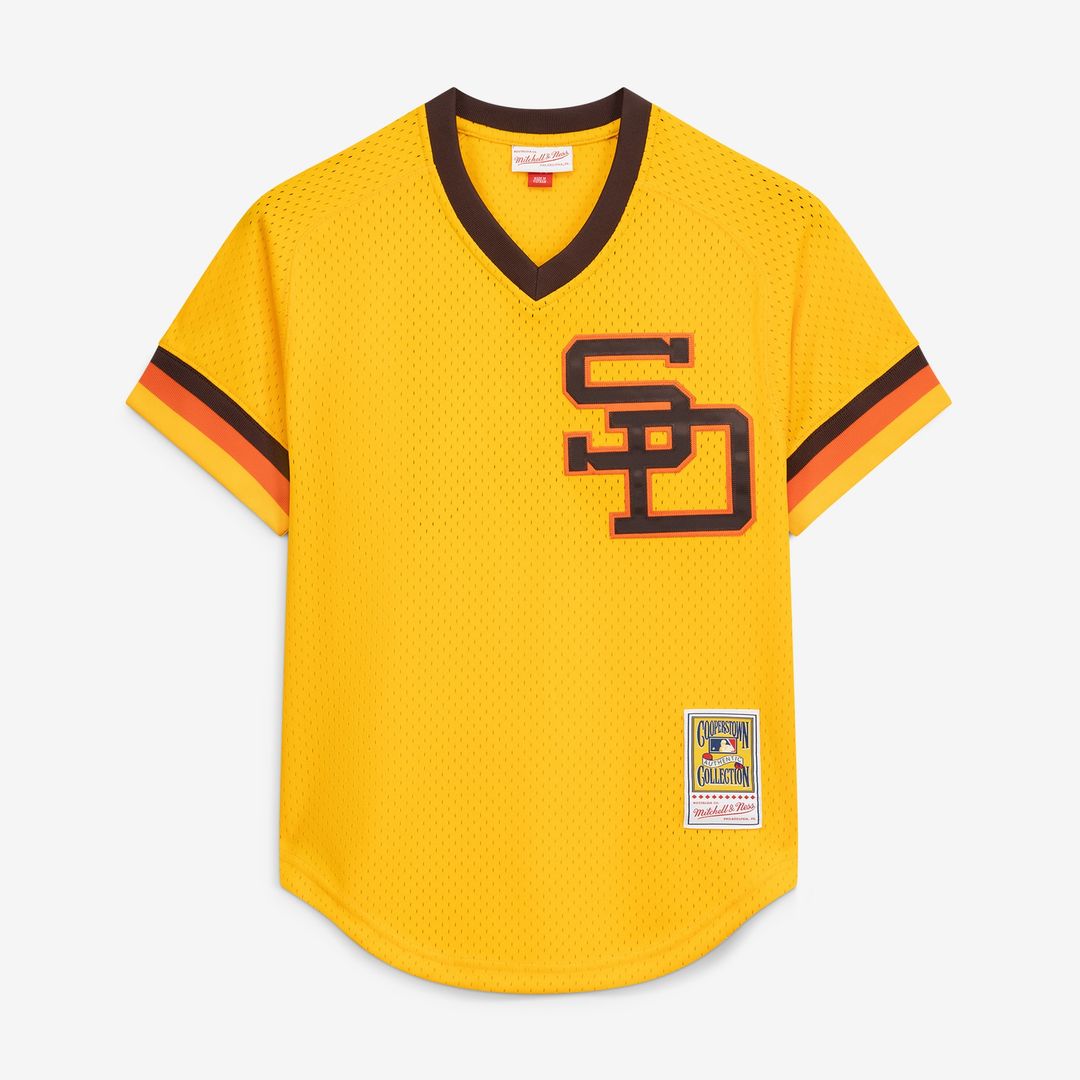 San Diego Padres Dave Winfield Mitchell & Ness Authentic Batting Practice Jersey - Gold