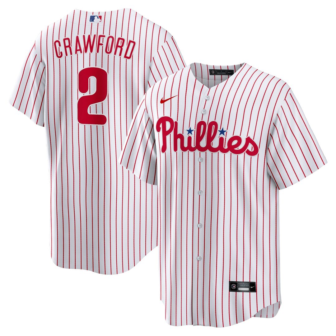 Philadelphia Phillies Justin Crawford Nike Home Replica Jersey - White
