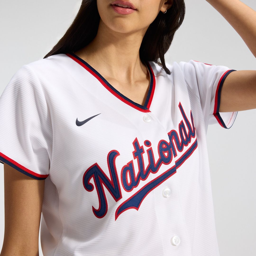 Washington Nationals CJ Abrams Nike Women's Home Replica Jersey - White