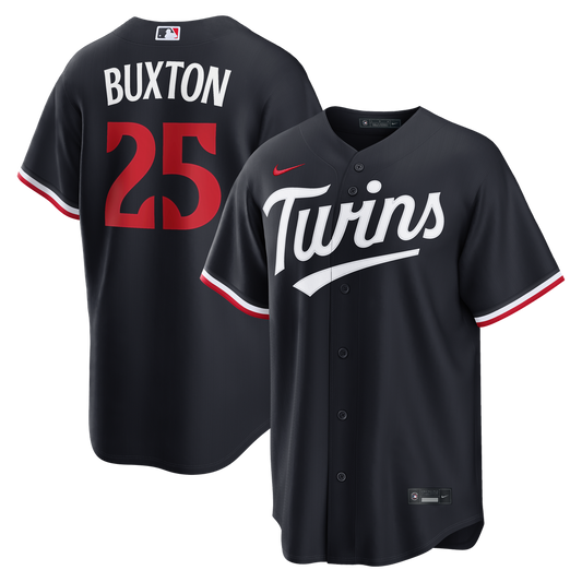 Minnesota Twins Byron Buxton Nike Alternate Replica Jersey - Navy