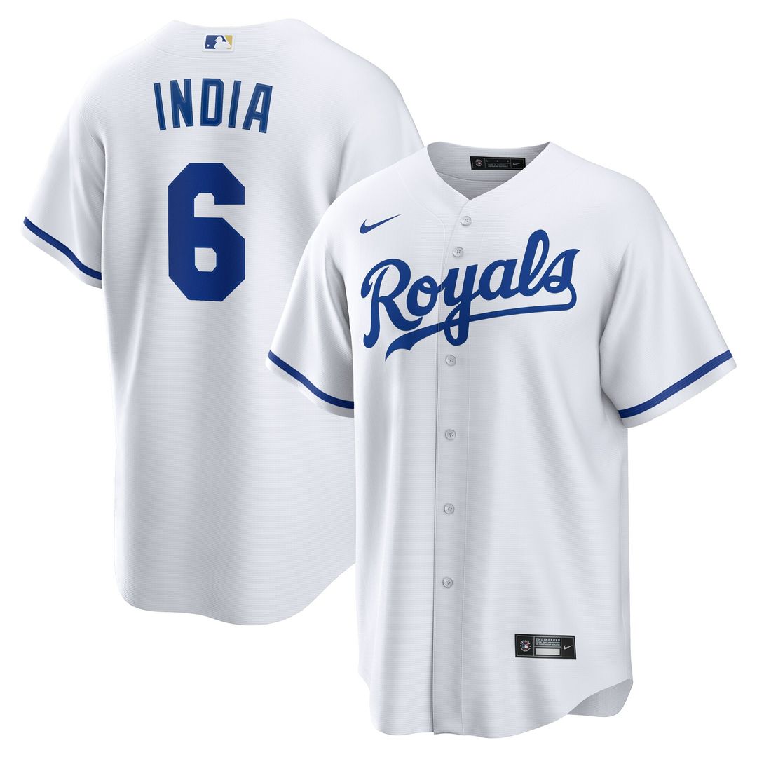 Kansas City Royals Jonathan India Nike Home Replica Jersey - White