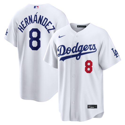 Los Angeles Dodgers Enrique Hernández Nike Home Stadium Jersey - White