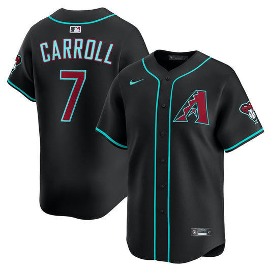 Arizona Diamondbacks Corbin Carroll Nike Alternate Limited Jersey - Black