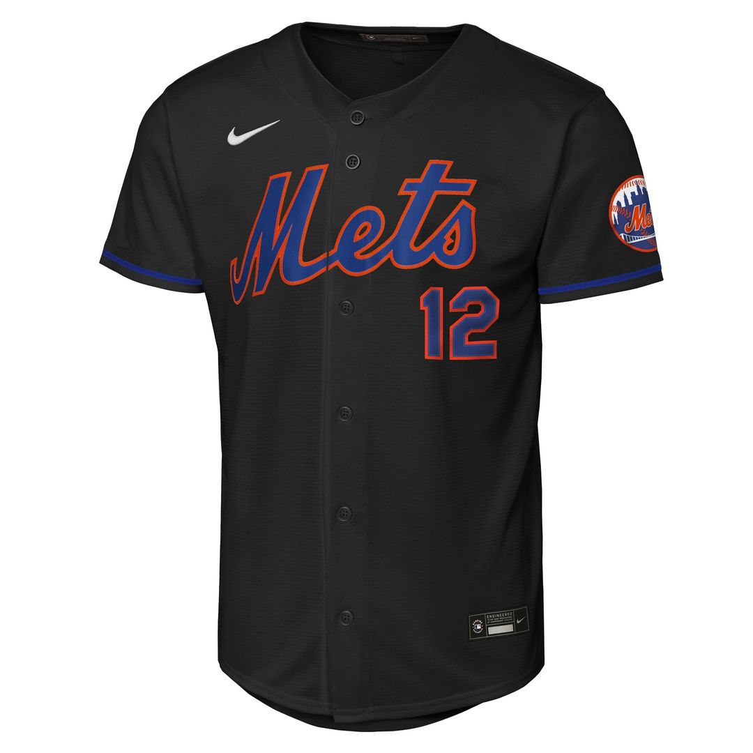New York Mets Francisco Lindor Nike Youth Road Stadium Jersey - Gray
