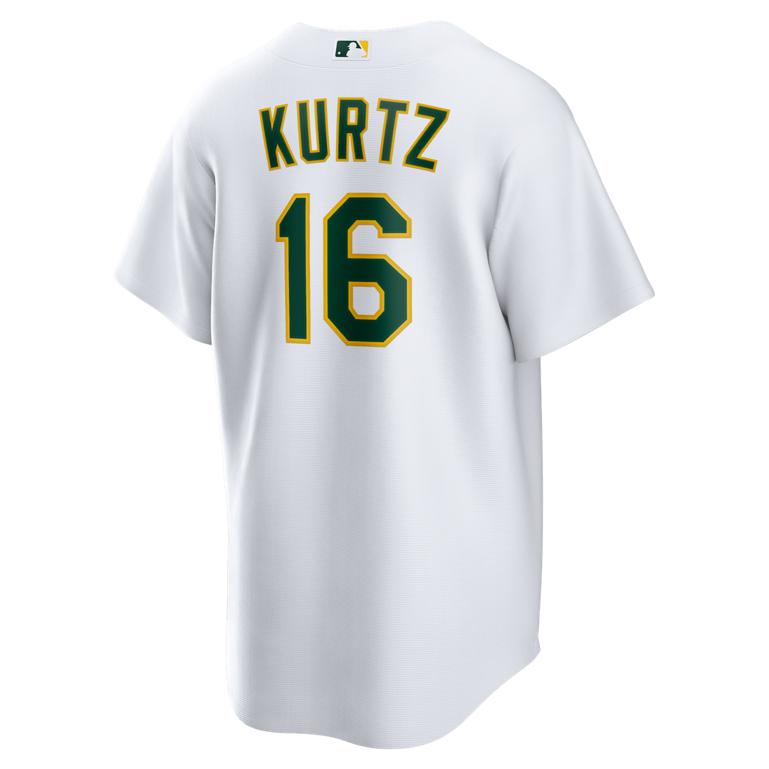 Athletics Nick Kurtz Nike Home Replica Jersey - White