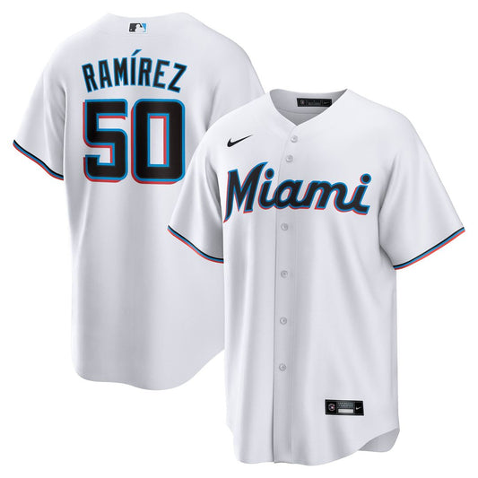 Miami Marlins Agustín Ramírez Nike Home Replica Jersey - White