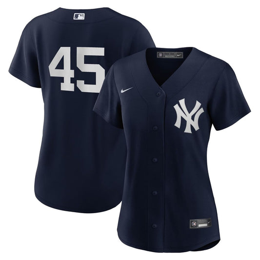 New York Yankees Gerrit Cole Nike Women's Alternate Replica Jersey - Navy