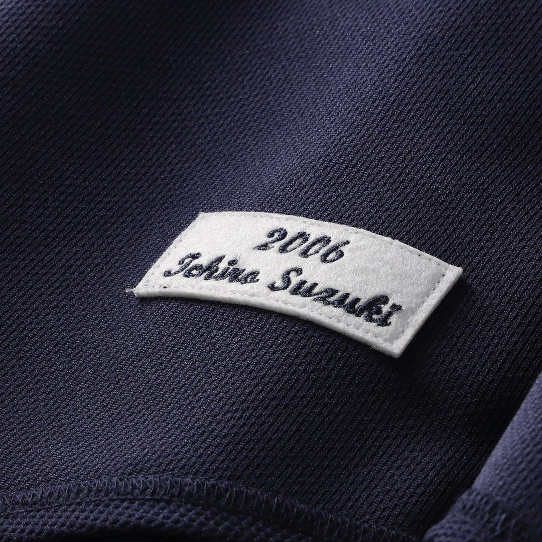 Seattle Mariners Ichiro Suzuki Mitchell & Ness 2006 Cooperstown Mesh Batting Practice Button-Up Jersey - Navy