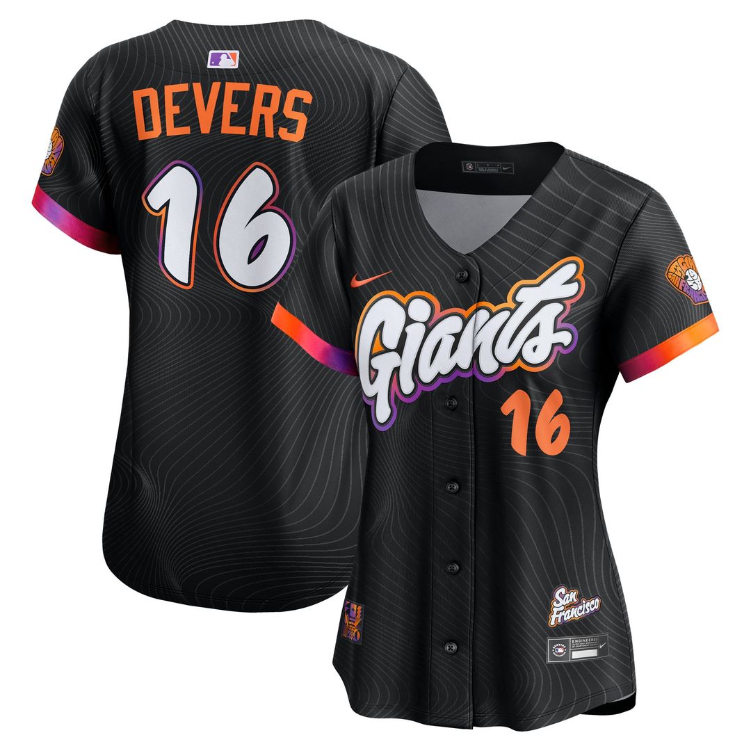 San Francisco Giants Rafael Devers Nike Women's 2025 City Connect Limited Jersey - Black