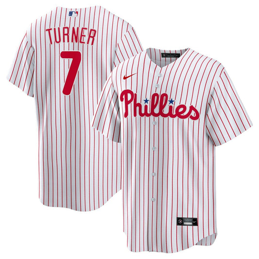 Philadelphia Phillies Trea Turner Nike Home Replica Jersey - White