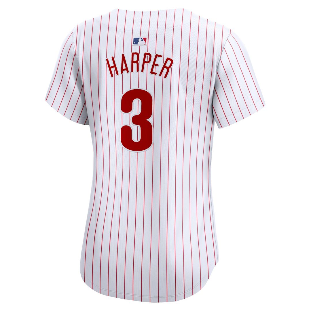 Philadelphia Phillies Bryce Harper Nike Women's Home Limited Jersey - White