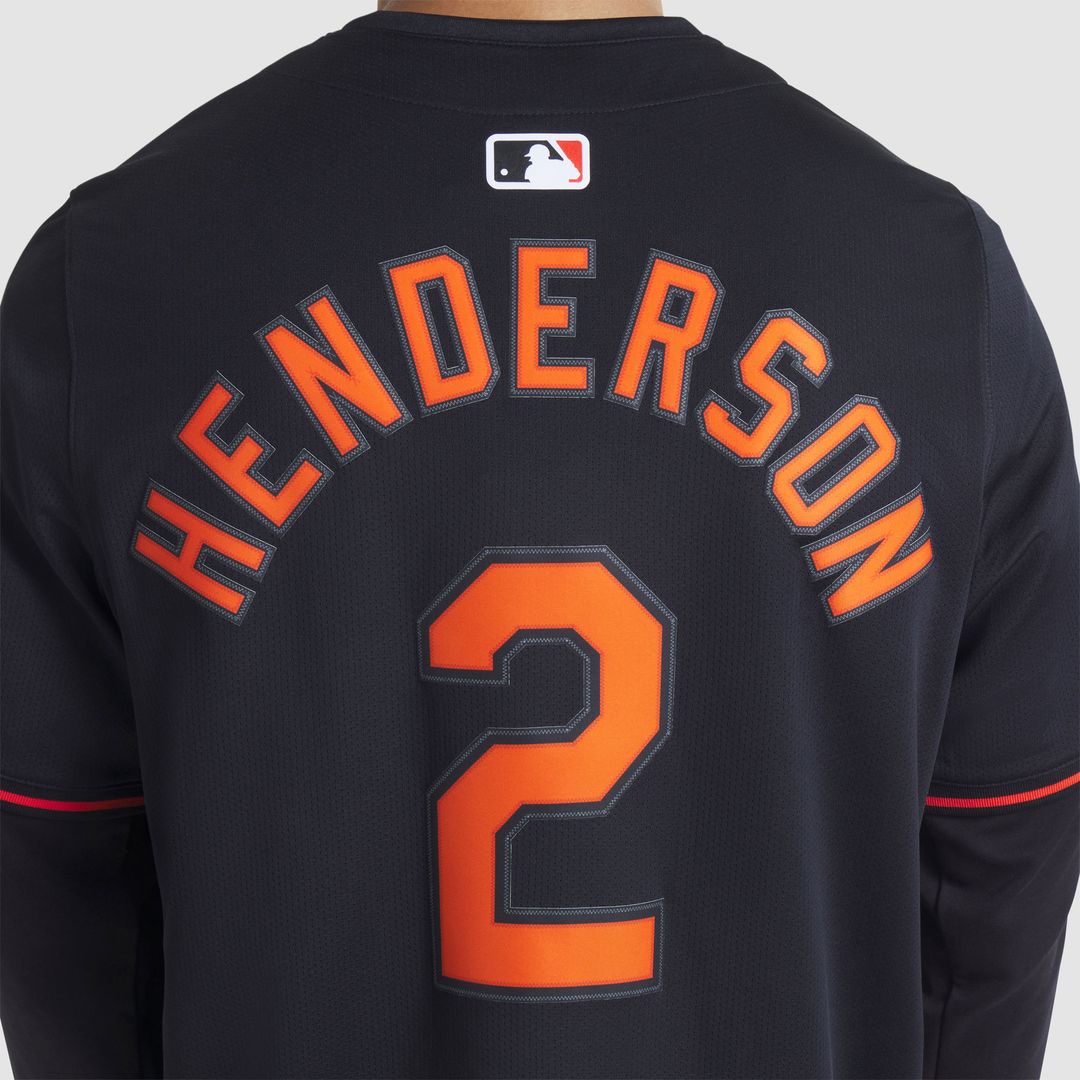 Baltimore Orioles Gunnar Henderson Nike Alternate Limited Jersey - Black