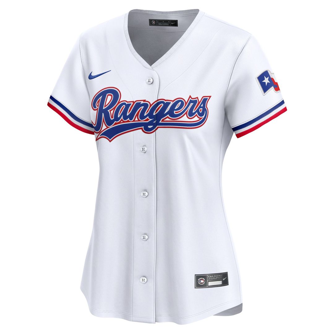 Texas Rangers Jacob deGrom Nike Women's Home Limited Jersey - White