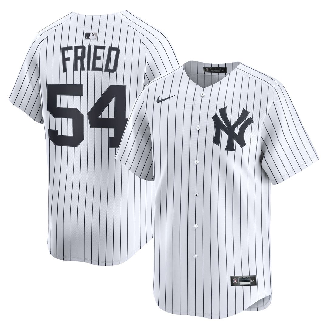 New York Yankees Max Fried Nike Home Limited Jersey - White