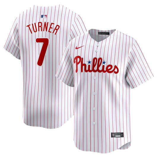 Philadelphia Phillies Trea Turner Nike Youth Home Limited Jersey - White