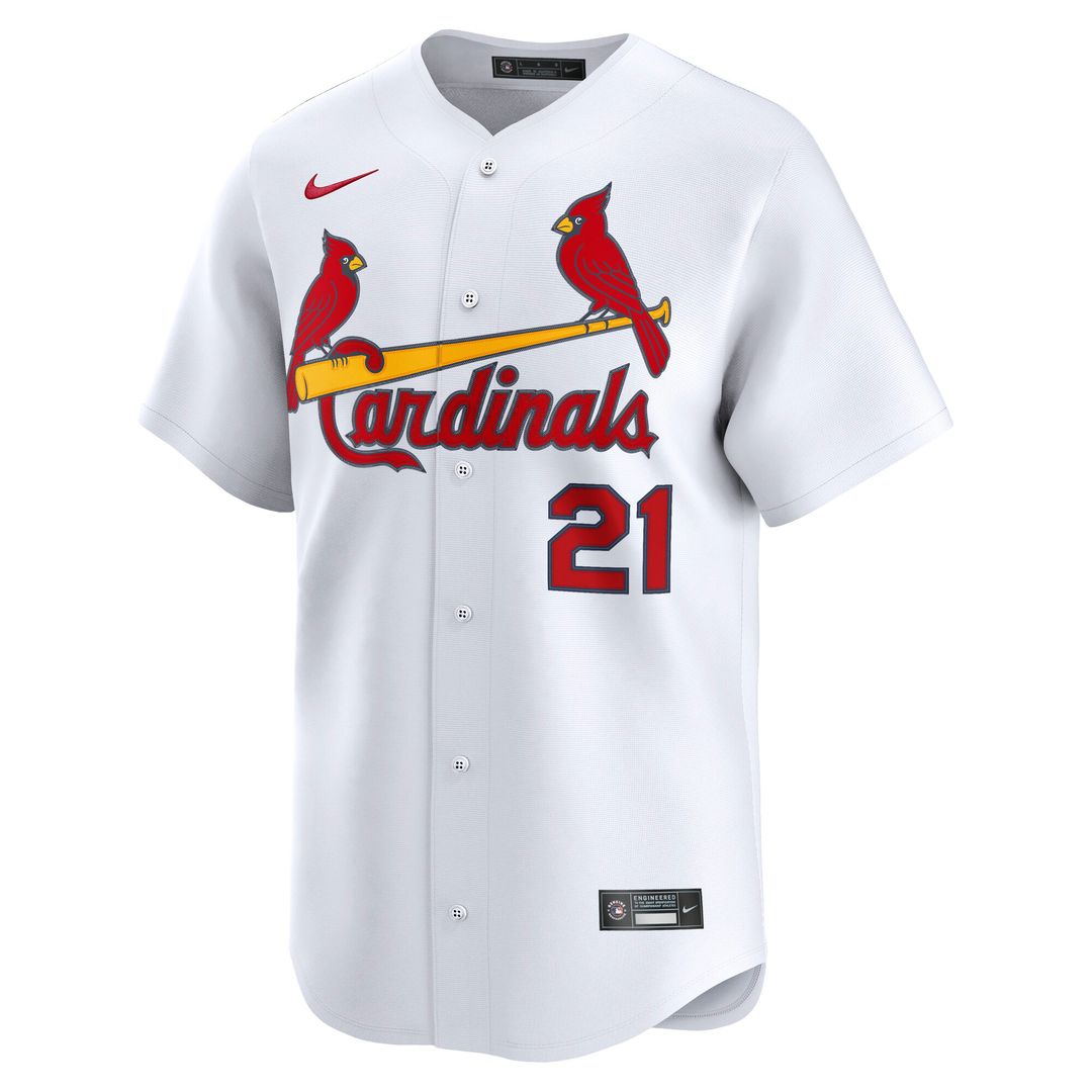 St. Louis Cardinals Lars Nootbaar Nike Home Limited Jersey - White