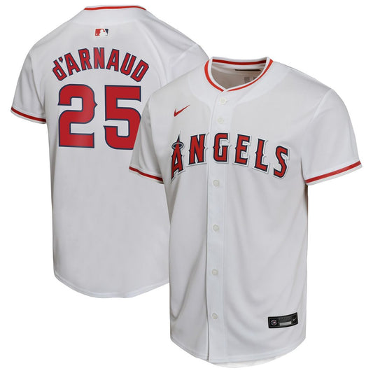 Los Angeles Angels Travis d'Arnaud Nike Youth Home Game Jersey - White