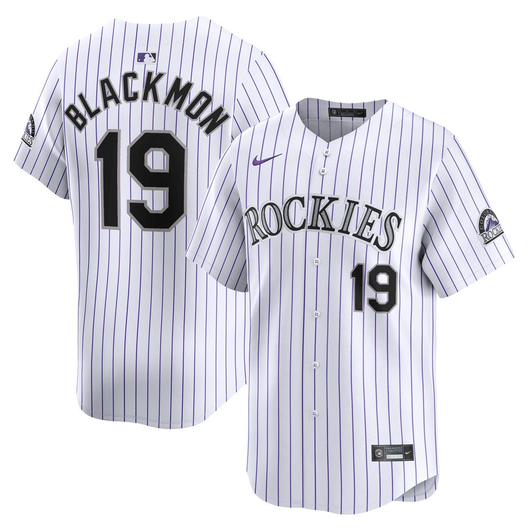 Colorado Rockies Charlie Blackmon Nike Youth Home Limited Jersey - White