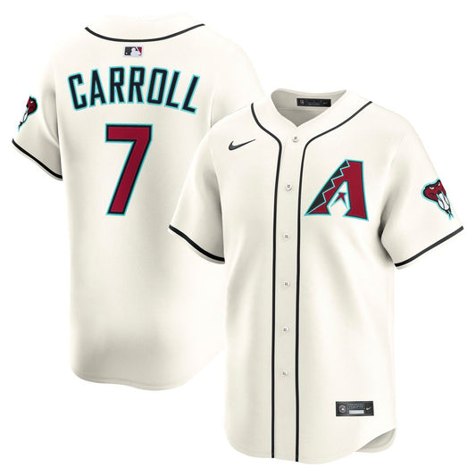 Arizona Diamondbacks Corbin Carroll Nike Home Limited Jersey - Cream