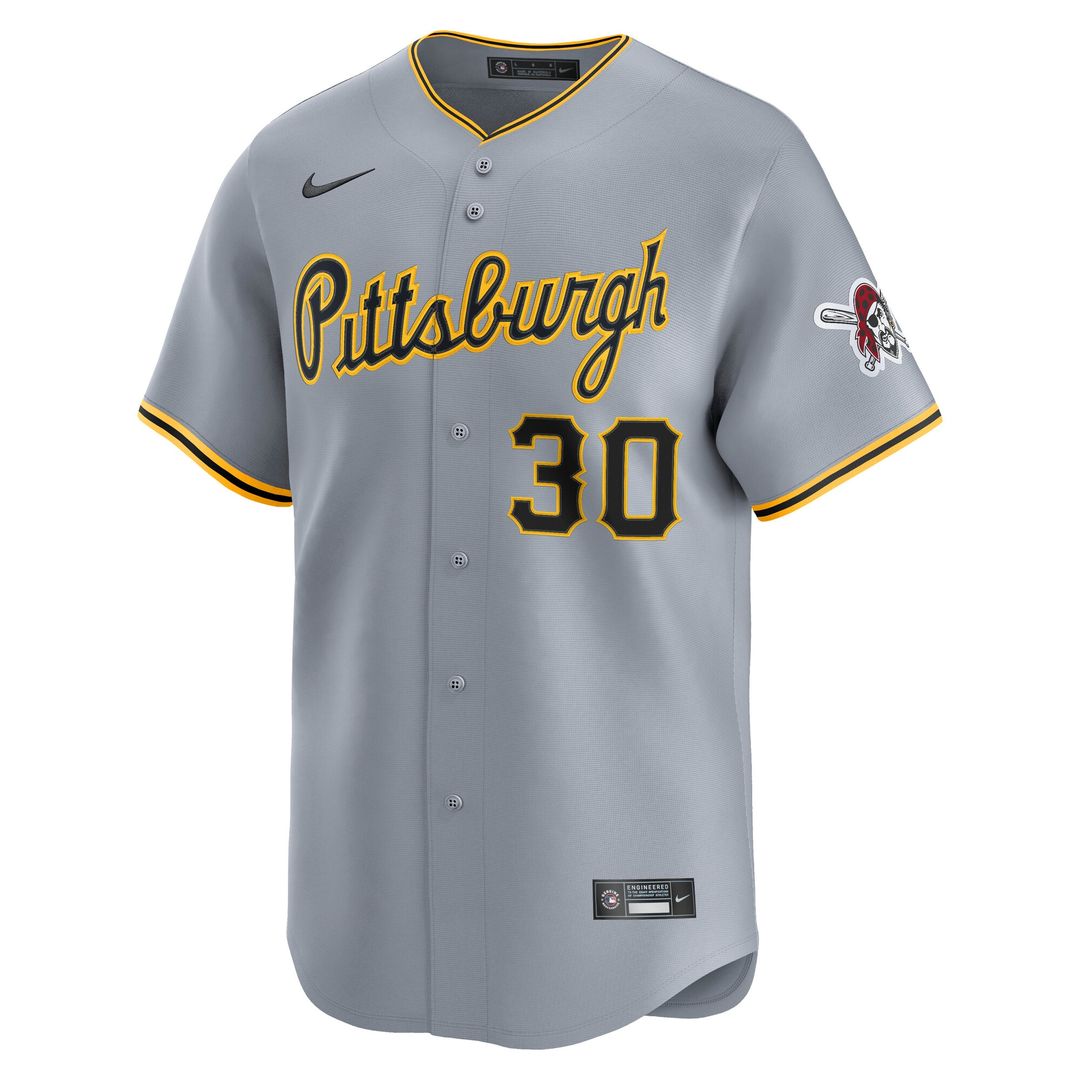 Pittsburgh Pirates Paul Skenes Nike Road Limited Jersey - Gray