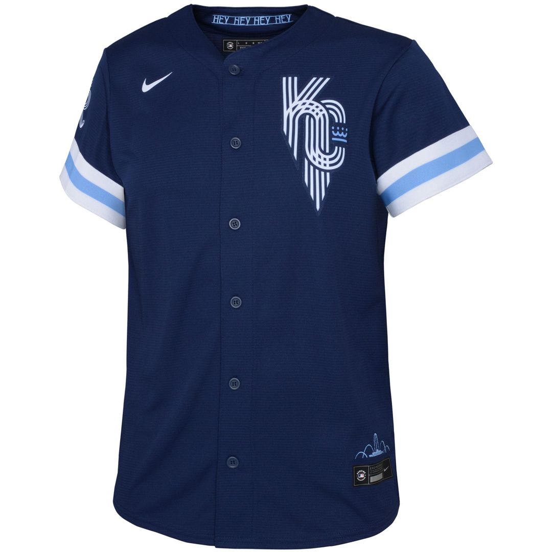 Kansas City Royals Salvador Perez Nike Toddler City Connect Replica Jersey - Navy