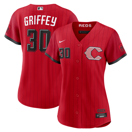 Cincinnati Reds Ken Griffey Jr. Nike Women's 2026 City Connect Stadium Jersey - Red