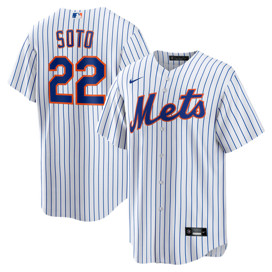 New York Mets Juan Soto Nike Home Replica Jersey - White