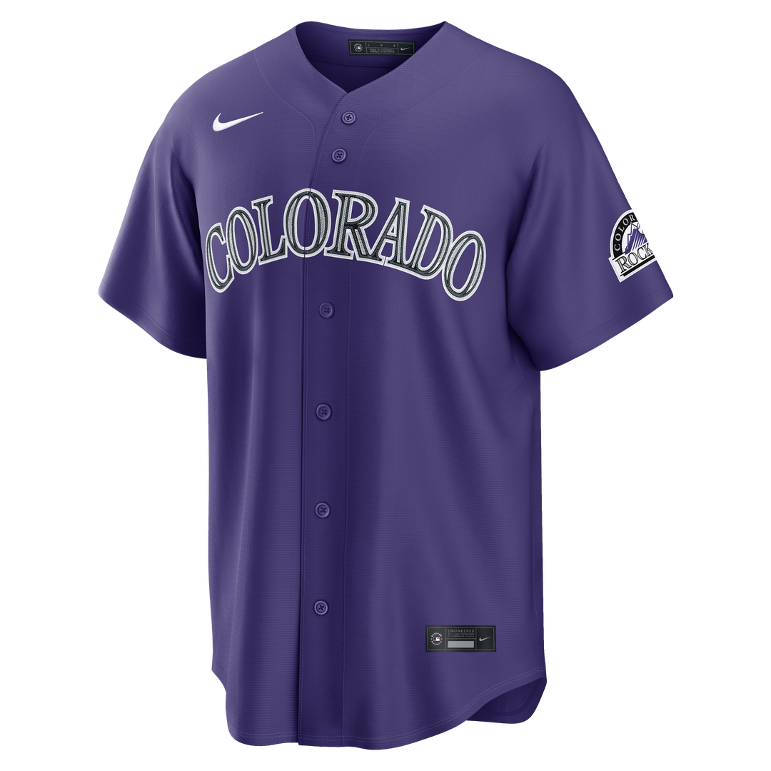 Colorado Rockies Nike Alternate Stadium Jersey - Purple