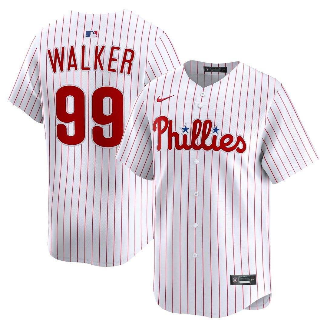 Philadelphia Phillies Taijuan Walker Nike Home Limited Jersey - White