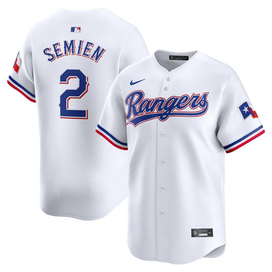 Texas Rangers Marcus Semien Nike Home Limited Jersey - White