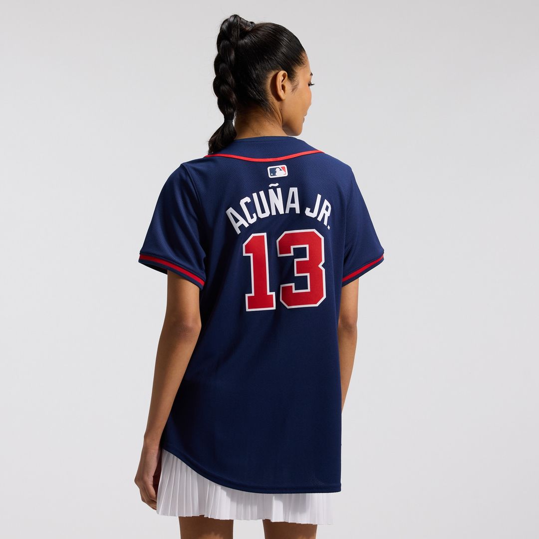 Atlanta Braves Ronald Acuña Jr. Nike Women's Alternate Limited Jersey - Navy