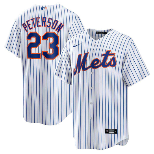 New York Mets David Peterson Nike Home Replica Jersey - White