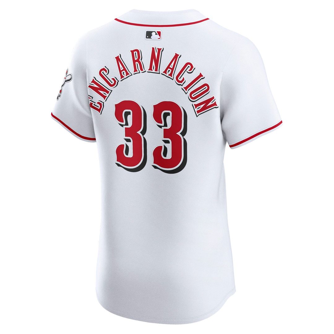 Cincinnati Reds Christian Encarnacion - Strand Nike Home Elite Jersey - White