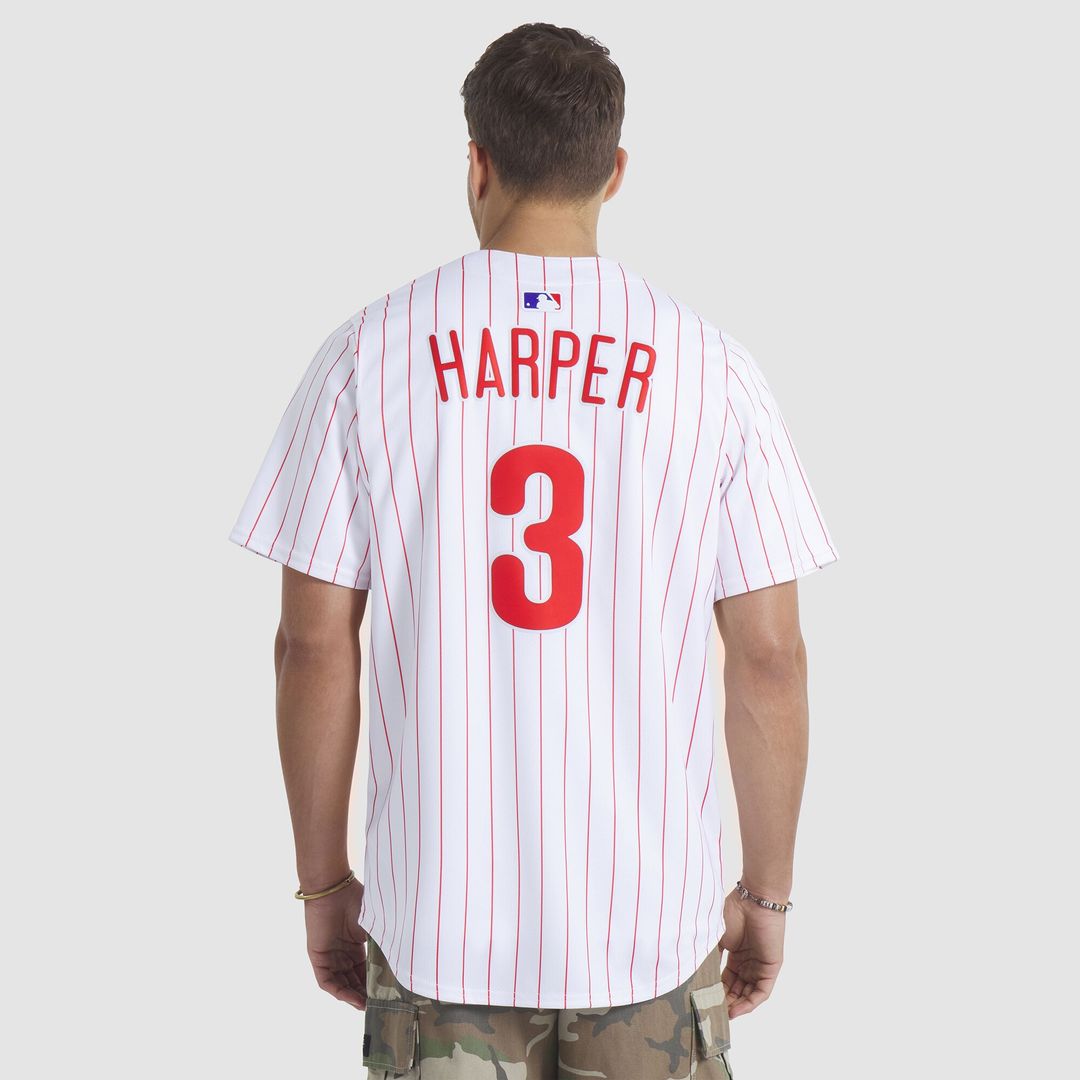 Philadelphia Phillies Bryce Harper Nike Home Limited Jersey - White