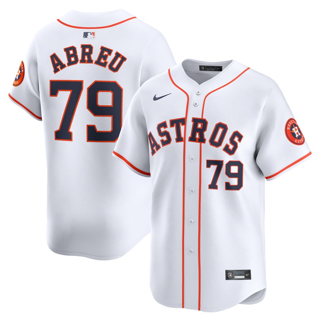 Houston Astros Jose Abreu Nike Home Limited Jersey - White
