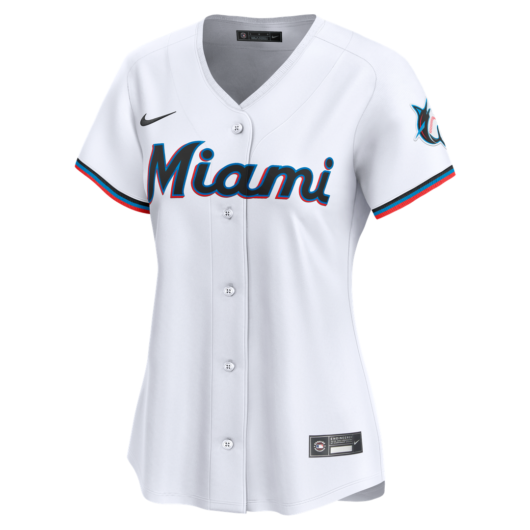 Miami Marlins Sandy Alcantara Nike Women's Home Limited Jersey - White