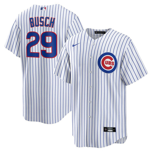 Chicago Cubs Michael Busch Nike Home Replica Jersey - White