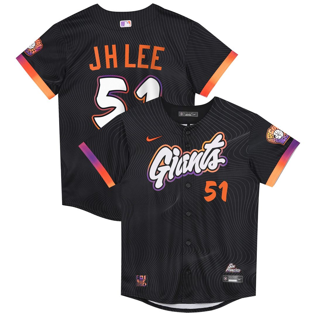 San Francisco Giants Jung Hoo Lee Nike Preschool 2025 City Connect Limited Jersey - Anthracite